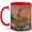 Red, variant on Dancing Fairy 11oz Ceramic Mug, Sunset Lily Pond Fantasy Art