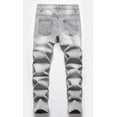 thumbnail image 2 of Boy's Skinny Fit Ripped Destroyed Distressed Fashion Kids Stretch Slim Jeans Pants, 2 of 10