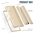 thumbnail image 2 of Decase Case for Samsung Galaxy Z Fold 4 Case 5G with S Pen Holder, Full-Body Protective Hidden Stand Case Built-in Screen Protector & Kickstand for Samsung Z Fold 4, Beige, 2 of 9