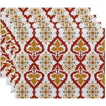 Simply Daisy 18" x 14" Bombay Geometric Print Placemats, Set of 4