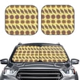 thumbnail image 2 of Cauagu Bohemia Cauagu {designName} Print Foldable Car Windshield Sun Shade | Front Windshield Shade for Sun | Fits Small Sedans, Mini SUVs, Hatchbacks-Medium, 2 of 6