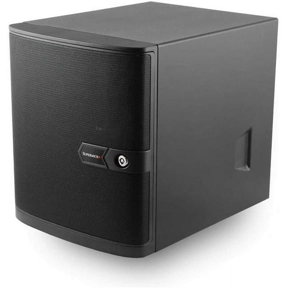 Supermicro CSE-721TQ-350B2 Mini-Tower Chassis with 4 x 3.5 in. Hard Disk Drive Tray 350W PSW