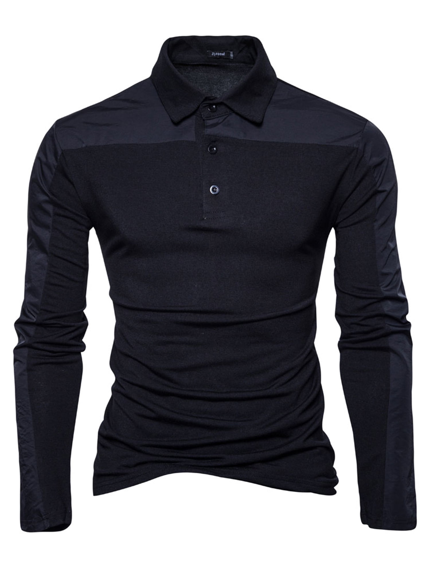 mens long sleeve polo jumper