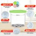thumbnail image 5 of 4-Pack Ice Cream Pint Container, Replaces Ninja Creami Pints and Lids, Compatible with NC301 NC300 Series Ice Cream Makers, Dishwasher Safe, with 4 Ice Cream Scoops, 5 of 10