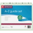 thumbnail image 3 of Smead, SMD50376, Filing Guides with Alphabetic Indexing, 25 / Set, Green, 3 of 8