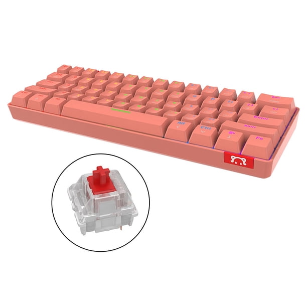Gaming RGB mecánico inalámbrico Bluetooth con retroiluminación perfke combo de teclado y ratón