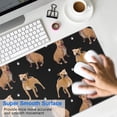 thumbnail image 4 of Long Mouse Pads for Desk,Pitbull Dog and Footprint Desk Mats on Top Of Desks, Desk Mouse Pad Extra Large with 3mm Non-Slip Base and Stitched Edge for Gaming,Office,Work,Home 35.4"x15.7", 4 of 6