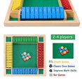 thumbnail image 2 of Juego "Cierra la Caja" XiangAi para 4 Jugadores, Dados de Madera, Tamaño Familiar, 2 of 7