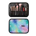 thumbnail image 6 of 3-Piece Travel Toiletry Bag Set, Hanging Wash Bag with Makeup Bag & Brush Case,Waterproof Cosmetic Organizer for Travel, Gym & Home Dreamy Pastel Splatter Design, 6 of 10