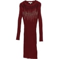 thumbnail image 1 of GUESS Womens Sweater Bodycon Dress, Red, Small, 1 of 2