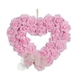 thumbnail image 1 of Corona del Día de San Valentín corona en forma de corazón 14 "regalos del Día de San Valentín decoración del Día de San Valentín corona de flores de Rosa, 1 of 8