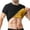 Black&Gold, variant on Sauna Sweat Suit For Men Weight Loss Shapewear Heat Trapping Sweat T-Shirt Compression Vest Top