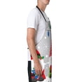 thumbnail image 5 of Cauagu Merry Christmas Gnome1 Aprons with Pockets,Waterproof Apron for Women,Kitchen Cooking Apron Adjustable Bib Aprons Chef Apron for Cooking,Drawing,Crafting, 5 of 8
