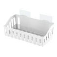 thumbnail image 2 of Elainilye Bathroom Shelf Organizer, Wall Mounted Plastic Shower Shelf, No Drill Bath Storage Rack, Space Saving Shelving Unit for Toiletries, Shower Accessories, 2 of 6