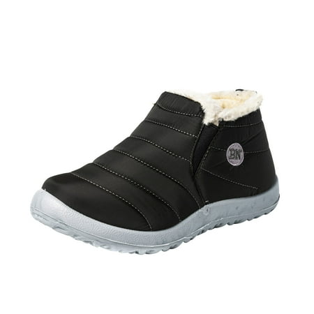 

nsendm Boots for Women for Winter Snow Boots Women Snow Velvet Winter Women s Vintage Leather Zipper High Snow Boots Green 7