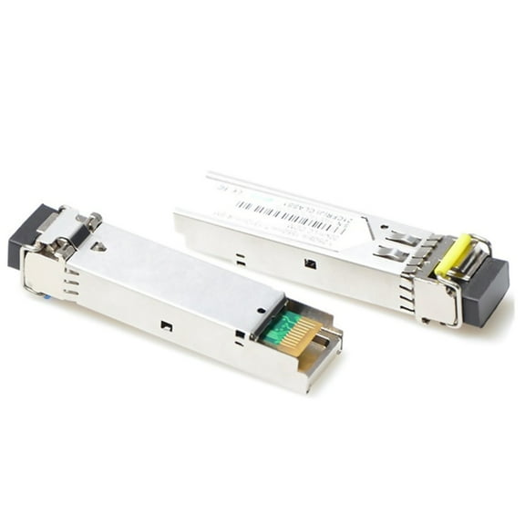 2PCS 3km 1.25G Single-Mode Fiber LC Simplex Connector 1000BASE BiDi 1310nm/1550nm 3km SFP Transceiver Module SFP Accessory