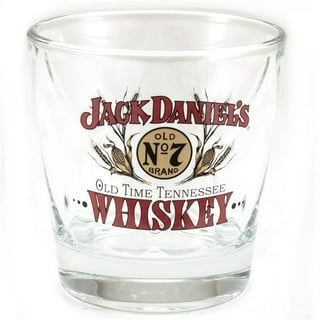 Jack Daniel's - Jigger Double Bubble Shot Glass Chaser - Whiskey on Water  6oz