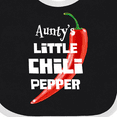 thumbnail image 4 of Inktastic Aunty's Little Chili Pepper Boys or Girls Baby Bib, 4 of 4