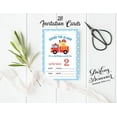 thumbnail image 3 of Darling Souvenir White Birthday Invitation Card Printable Elegant Fill or Write In Blank Party Invites 28 Pcs 5 x 7 Inches, 3 of 5