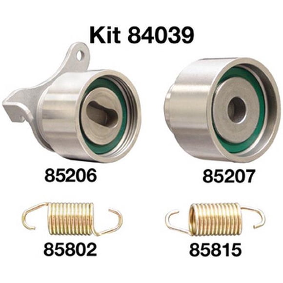 Dayco 84039 Timing Belt Tensioners Component Kit for 1987-1994 Toyota Tercel, Black