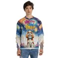 thumbnail image 4 of Happy New Year with Cavalier King Charles Spaniel Fireworks Holiday Xmas Winter 2025 All Over Print 3D Sweatshirt Unisex Merch Dog Lover Gifts - 00025, 4 of 6