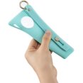 thumbnail image 4 of Case for Huawei P20 Pro, Rhinestone Painting Cloth Embossed Stylish Soft TPU Frame Glitter Thin Multicolor Soft Holder Stand Wrist Strap Full Protection Bumper,IBAOLE -Purple R-Lightblue Huawei Mate30, 4 of 5