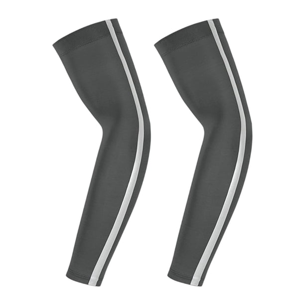 Mangas de Brazo de Protección Solar para Hombres Manga de Hielo Reflectante, Cubierta de Correr Al Aire Libre Transpirable Protección Uv de Color Sólido