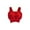 Red, variant on Women's Sherpa Fleece Bras Sexy Fuzzy Warm Padded Crop Tank Top Winter Thickened Soft Stretchy Everyday for Daily Winter Spring