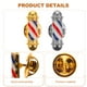 thumbnail image 3 of 2pcs creative barber shop broche broche barber shop broche broche pin de solapa, 3 of 8