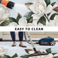 thumbnail image 5 of Spring Magnolia Flower Outdoor Rug for Patio/Deck/Porch, Non-Slip Large Area Rug 6 x 9 Ft, White Floral Botanical Light Blue Indoor Outdoor Rugs Washable Area Rugs, Camping Rug Carpet Runner, 5 of 8