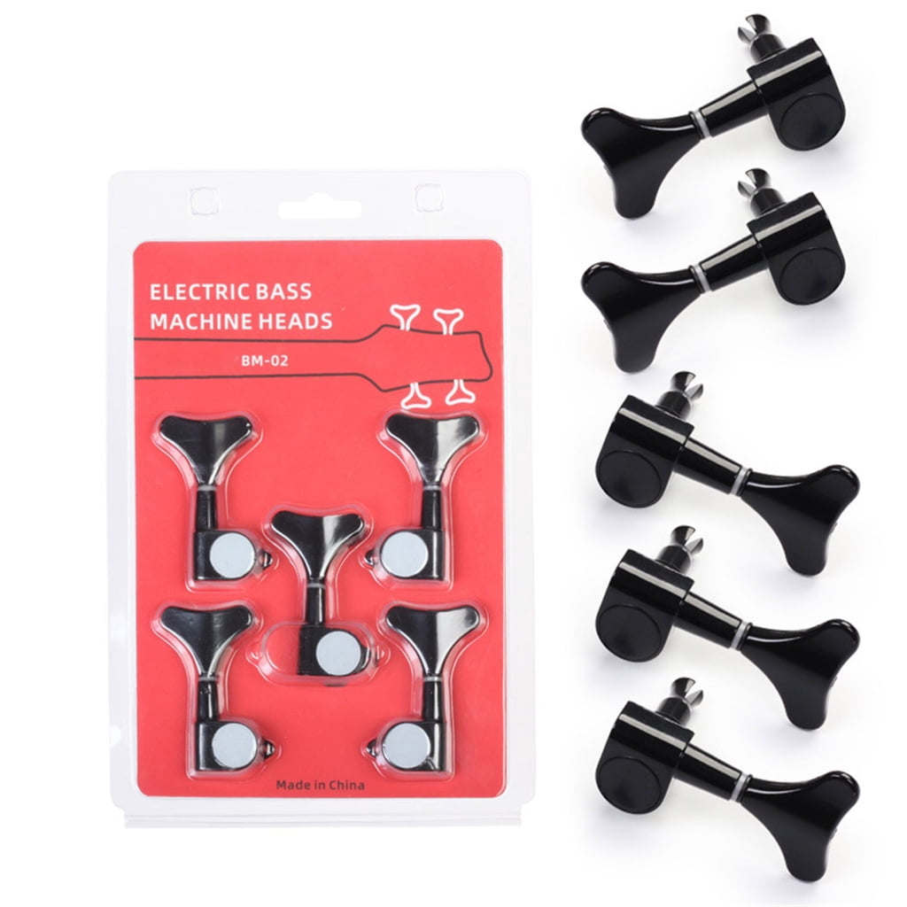 Set of 5 Guitar String Knobs Suitable for Acoustic and Electric Guitars Featuring Metal Designd and Easy Installation