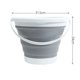 thumbnail image 5 of Cubo plegable de 10 l para ahorrar espacio, cubo plegable portátil para exteriores (azul) Ehuebsd Libre de BPA, 5 of 5