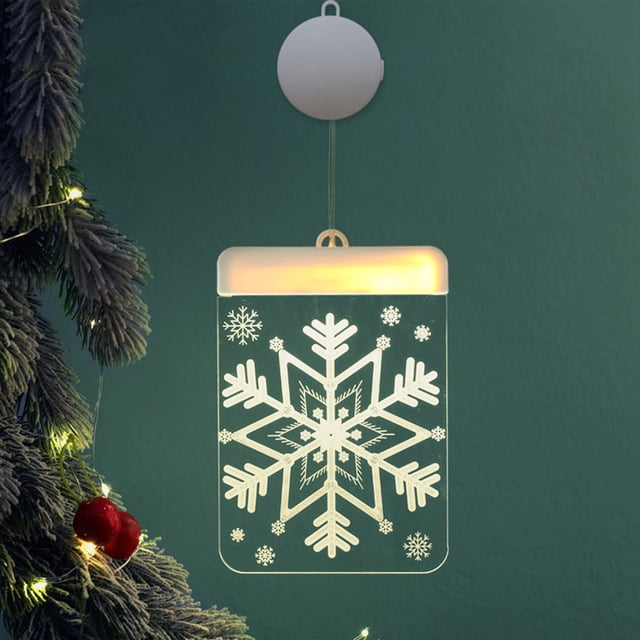 AYktou Christmas Decorations,Led Lights,Christmas Lights,Fairy Lights,Christmas Tree Lights 2023 New Christmas Decorations LED Light String Acrylic Indoor Christmas Holiday Small Lanterns Night Light