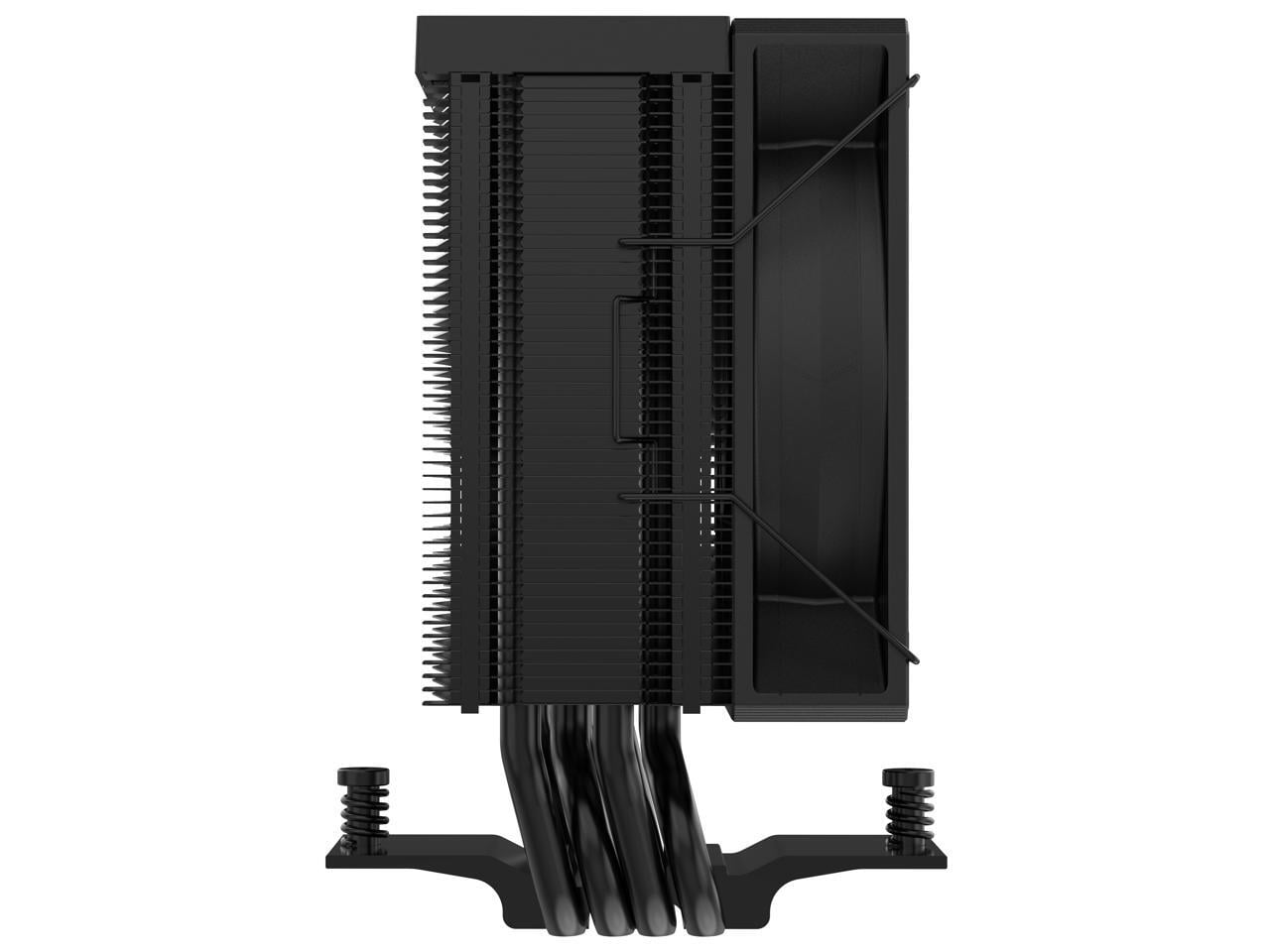 SAMA X40 Single-Tower CPU Air Cooler, 4 Copper Heat Pipes, 100mm PWM Fans, for AMD AM4/AM5, Intel LGA 1700/1150/1151/1200/1851 Thermal Grease/Black