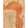 thumbnail image 6 of Sivi 9 x 12 Feet Handmade Scallop Braided Jute Rug - Natural Jute Area Rug, 6 of 12