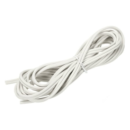 Uxcell 10M/32.81Ft Silicone Window Screen Spline Sealing Strip, 4.5mm OD White