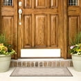 thumbnail image 5 of Safavieh Courtyard Gaus Oriental Indoor/Outdoor Area Rug, Natural/Brown, 4' x 5'7", 5 of 15