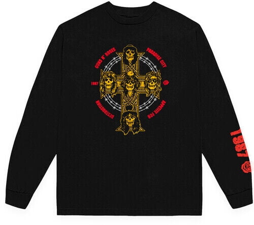 Guns N Roses Men's AFD Cross T-shirt Large Black - Walmart.com