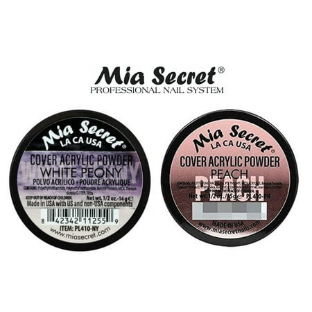 Mia Secret - COVER (WHITE PEONY + PEACH) 0.5 oz