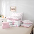 thumbnail image 4 of Erosebridal Crown Pattern Bedding Queen Size,Valentine’S Day Comforter Sets with Sheets,Princess Decor,Reversible,Lightweight,7 Pieces, 4 of 5