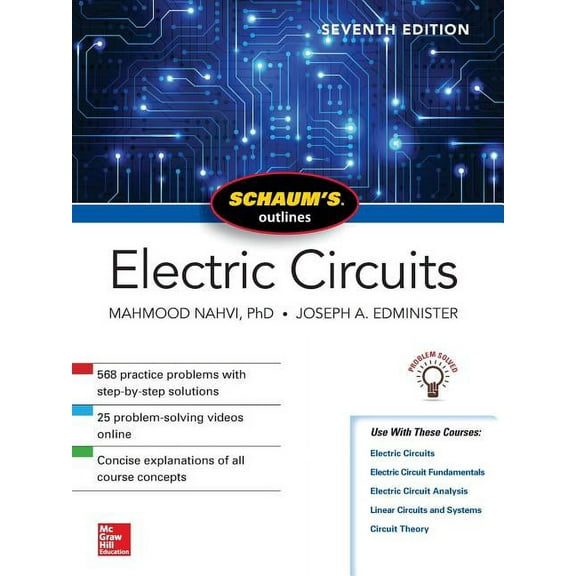 Schaum's Outline of Electric Circuits, Seventh Edition, (Paperback)
