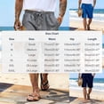 thumbnail image 3 of Nmnitkp Mens Shorts Regular Fit Casual Shorts Elastic Waist Drawstring Solid Color With Pockets Lightweight Breathable 7 Inch Summer Beach Shorts for Men Dark Gray,S, 3 of 6