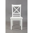 thumbnail image 6 of Jofran Simplicity Solid Wood Classic Cross-Back Dining Chair (Set of 2), 6 of 6