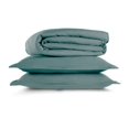 thumbnail image 3 of Allswell Full/Queen Duvet Cover Set, Cotton Linen, 3-Piece, Blue Slate, 3 of 11