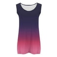 thumbnail image 6 of fatyb Tank Tops Womens Plus Size Summer Loose Tops Casual Sleeveless Shirts Gradient Color Flowy Blouses, 6 of 6