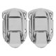 thumbnail image 1 of Box Latch Hook Small Lock Hasp Wooden Box Jewelry Box Cabinets Indoor Use Chrome-Plated Iron 2Set, 1 of 4