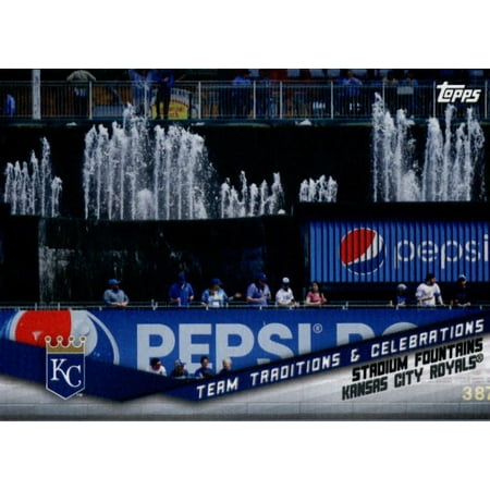 2019 Topps Opening Day Team Traditions and Celebrations #TTC-SF Stadium Fountains Kansas City Royals Baseball