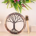 thumbnail image 2 of Yazoeia Shaman Drum 10 Inch Handmade Shamanic Drum Hand Drum With Drum Stick Tree of Life Sound Healing Tool For Spiritual Music, Reflection Meditation(Tree of Life) CJC912-110700, 2 of 9