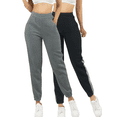 thumbnail image 1 of Set De Dos Pants De Mujer Pantalones Unitalla Anchos Casual O Elgante Pans Stretch, 1 of 5