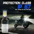 thumbnail image 2 of Compatible with Honda Rancher 350 2000-2006 , 2-Pack H6 H6M Led Headlight Bulbs Motorcycle Bulb,1700lm 6500K Cool White, 12v-24v DC, 2 of 11